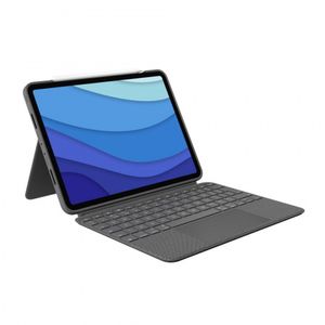 Logitech Combo Touch for iPad Pro 11-inch (1st, 2nd, 3rd and 4th gen) - Grey - UK