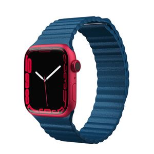 Next One 42/44mm Apple Watch Leather Loop - Blue