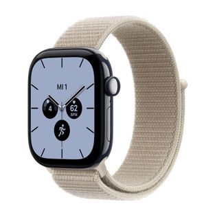 Apple Watch S12 Cellular 42mm Night Blue Ceramic Case with Limestone Sport Loop