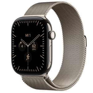 Apple Watch S12 Cellular 46mm Natural Titanium Case with Natural Milanese Loop