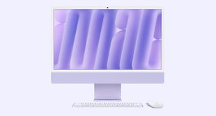 iMac 24&quot; Retina 4.5K Display с Apple M4 с 8-Core CPU, 8-Core GPU, 16GB RAM, 256GB SSD - Purple, Intl. Engl. клавиатура