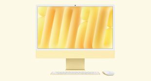 iMac 24&quot; Retina 4.5K Display с Apple M4 Chip с 8-Core CPU, 8-Core GPU, 16GB RAM, 256GB SSD - Yellow, Intl. Engl. клавиатура