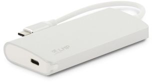 LMP USB-C Video Hub 5 Port: HDMI, 3x USB 3.0, USB-C port Silver