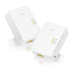 ZyXEL PLA5405v2 EU Twin Pack 1300/Mbps MIMO Powerline Gigabit Ethernet Adapter