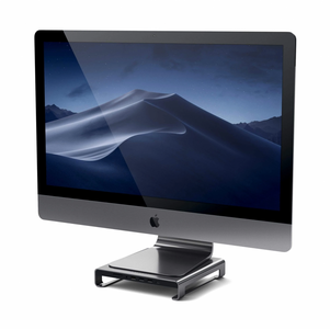 Satechi Aluminum Monitor Stand Hub for iMac Space Gray