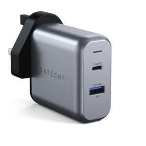 Satechi 30W Dual-Port Wall Charger EU Space Gray