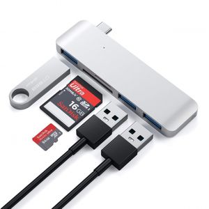 Satechi Type-C USB Combo Hub Silver