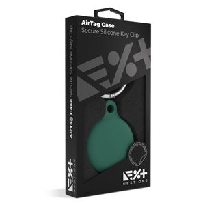 Next One AirTag Secure Silicone Key Clip - Green