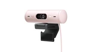 Logitech Brio 500 Full HD 1080p webcam w light correction, auto-framing, &amp; Show Mode - Rose