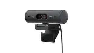 Logitech Brio 500 Full HD 1080p webcam w light correction, auto-framing, &amp; Show Mode - Graphite