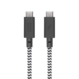 Native Union Anchor USB-C to USB-C Cable-Zebra 3m - Zebra