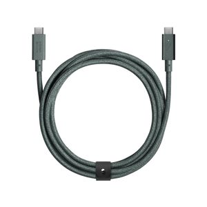 Native Union Belt Cable USB-C to USB-C-Pro 240W 2,4m - Slate Green