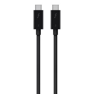 Belkin Thunderbolt 3 Cable USB-C to USB-C 100W 40Gbps 5K/Ultra HD 0.8m - Black