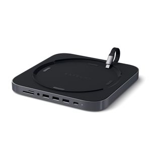 Satechi Aluminium Type-C Stand and Hub за Mac Mini Space Gray