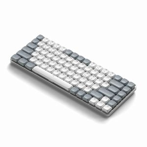 Satechi SM1 Slim Mechanical Backlit Bluetooth Keyboard-Grey/White