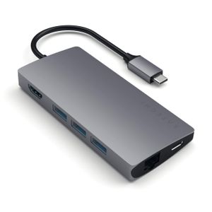 Satechi Aluminium Type-C Multi-Port Adapter Space Gray