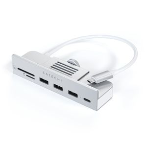 Satechi USB-C Clamp Hub за iMac 24inch Silver