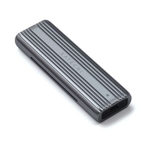 Satechi USB-C NVME &amp; SATA SSD Enclosure USB-C (SSD not included) Solid State Drives size 2242/2260/2280 - Grey