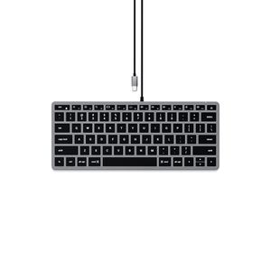 Satechi Slim W1 USB-C Backlit Wired Keyboard US Space Grey