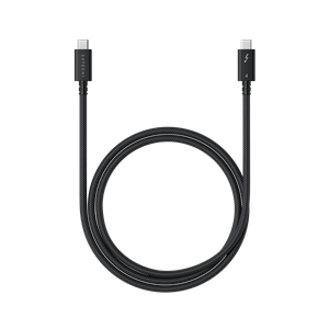 Satechi Thunderbolt 4 Pro Braided Cable 1m (PD240W,40Gpbs data,8K resolution) - Black