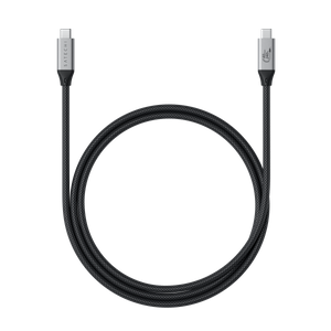 Satechi USB4 Pro Braided Cable 1.2m (PD240W,40Gbps data,8K/60Hz or 4K/120Hz) - Black