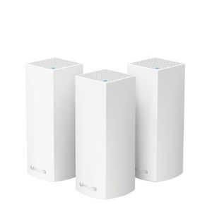 Linksys Velop Intelligent Mesh WiFi System, Wi-Fi 5/802.11ac Tri-Band, 3-Pack White (AC6600)