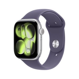 Apple Watch S11 Cellular 42mm Silver Aluminium Case with Purple Fog Sport Band - S/M