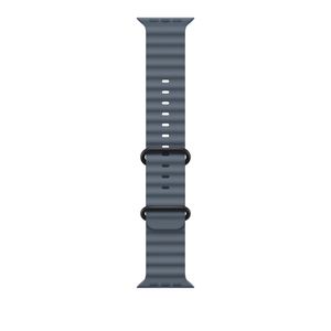 Apple Watch 49mm Band: Anchor Blue Ocean Band Extension - Black Titanium Finish