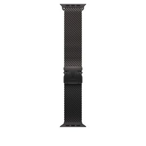 Apple Watch 49mm Loop: Black Titanium Milanese Loop - Medium