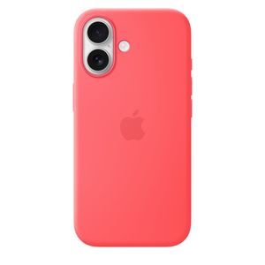 Apple iPhone 17 Silicone Case with MagSafe - Bright Guava (SEASONAL)