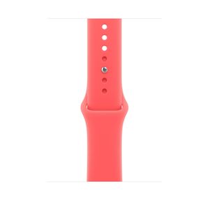 Apple Watch 46mm Sport Band: Bright Guava Sport Band - M/L (SEASONAL)