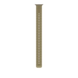 Apple Watch 49mm Titanium Band: Translucent Kelp Ocean Band Extension - Natural Titanium Finish
