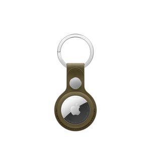 Apple AirTag FineWoven Key Ring – Dark Olive