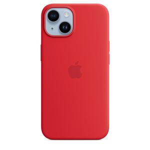 Apple iPhone 14 Silicone Case with MagSafe - Red