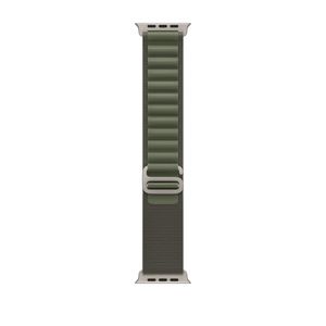 Apple Watch 49mm Band: Green Alpine Loop - Large
