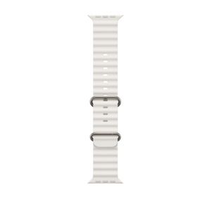 Apple Watch 49mm Band: White Ocean Band