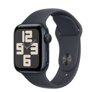 Apple Watch SE2 v3 GPS 40mm Midnight Alu Case with Midnight Sport Band - M/L
