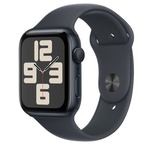Apple Watch SE2 v3 GPS 44mm Midnight Alu Case with Midnight Sport Band - S/M