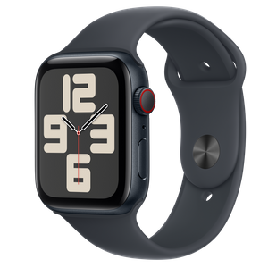 Apple Watch SE2 v3 Cellular 44mm Midnight Alu Case with Midnight Sport Band - S/M