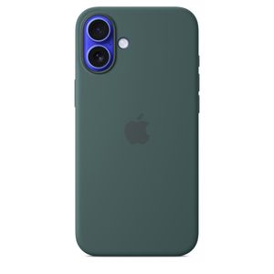 Apple iPhone 16 Plus Silicone Case with MagSafe - Lake Green (Seasonal)