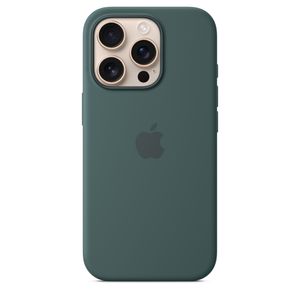 Apple iPhone 16 Pro Silicone Case with MagSafe - Lake Green (Seasonal)