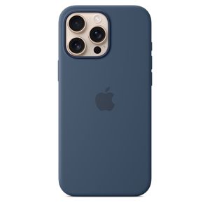 Apple iPhone 16 Pro Max Silicone Case with MagSafe - Denim