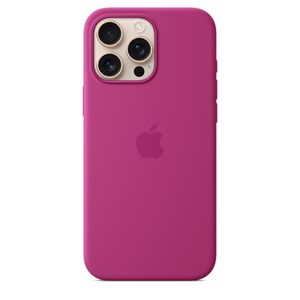 Apple iPhone 16 Pro Max Silicone Case with MagSafe - Fuchsia (Seasonal)