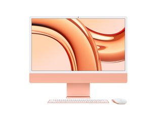 iMac 24&quot; Retina 4.5K Display с Apple M3 Chip с 8-Core CPU, 10-Core GPU, 8GB RAM, 512GB SSD - Orange, Intl. Engl. клавиатура