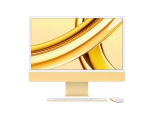 iMac 24&quot; Retina 4.5K Display с Apple M3 Chip с 8-Core CPU, 10-Core GPU, 8GB RAM, 256GB SSD - Yellow, Intl. Engl. клавиатура