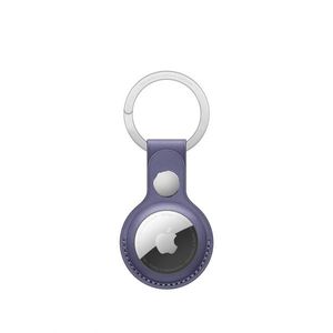 Apple AirTag Leather Key Ring Wisteria