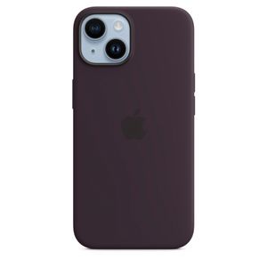 Apple iPhone 14 Silicone Case with MagSafe - Elderberry (SEASONAL 2022 Fall)